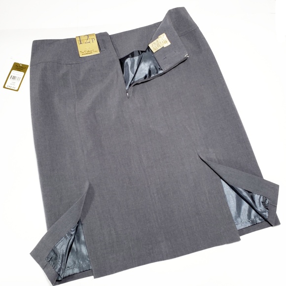 NWT Nue Options Essentials Pencil Skirt (12P) - Picture 2 of 8